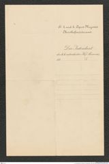 k.k. naturhistorisches Hofmuseum, Intendanzakten 1885-1896 (Hauer), Aktenzahl Z.190-229/1889, Seite 16